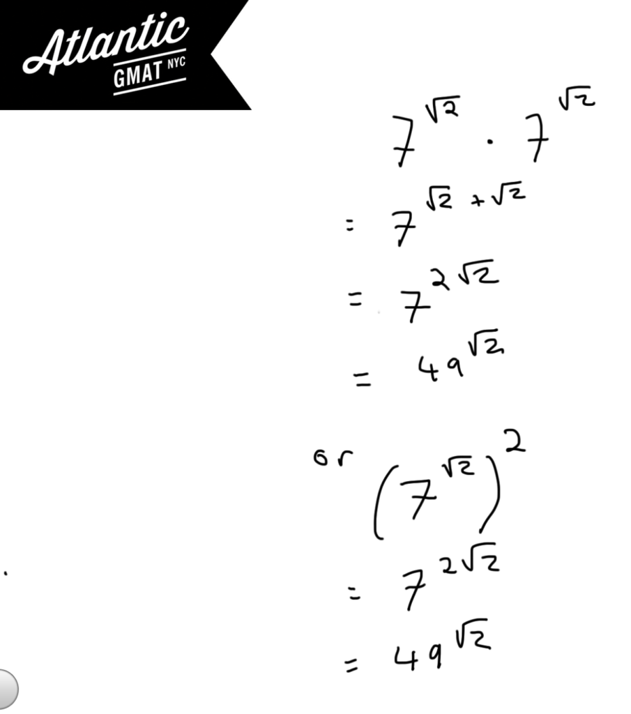 gmat question of the day exponents problem solving solution 6 diagram