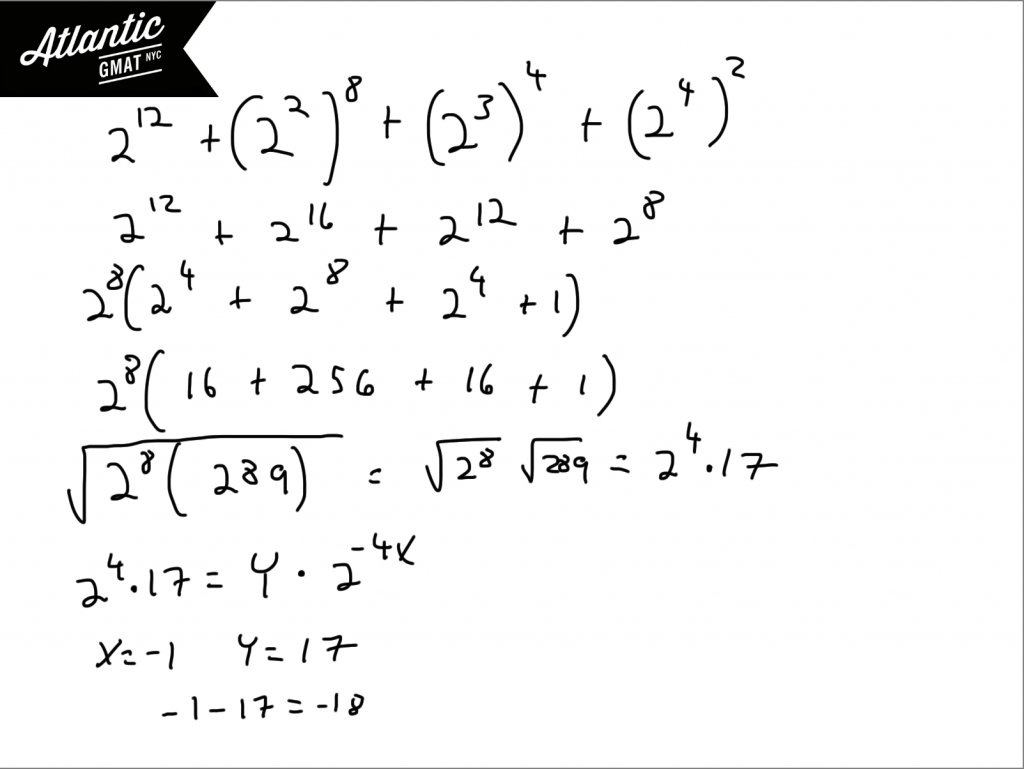 gmat question of the day exponents solution diagram 5 