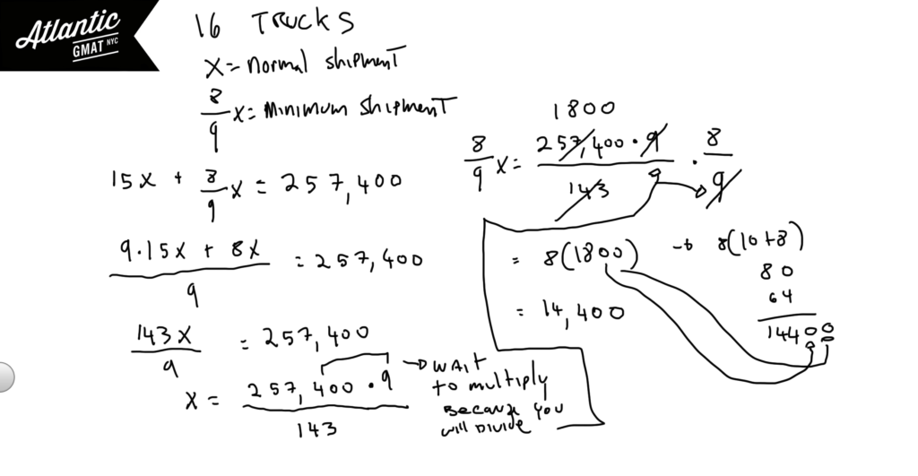 gmat question of the day problem solving word problem max/min solution diagram