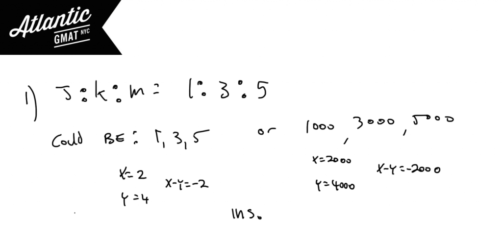 gmat question of the day data sufficiency number properties solution statement 1 diagram