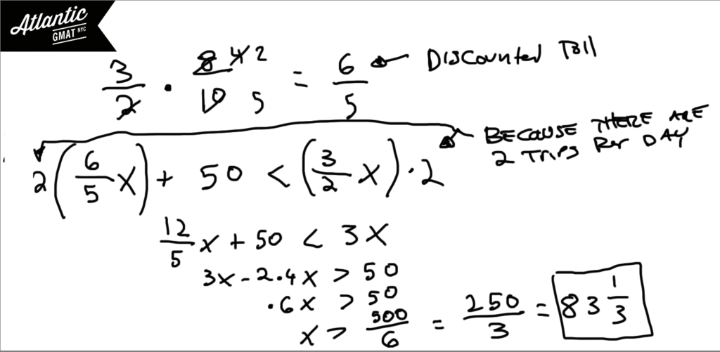 gmat question of the day word problem solution diagram