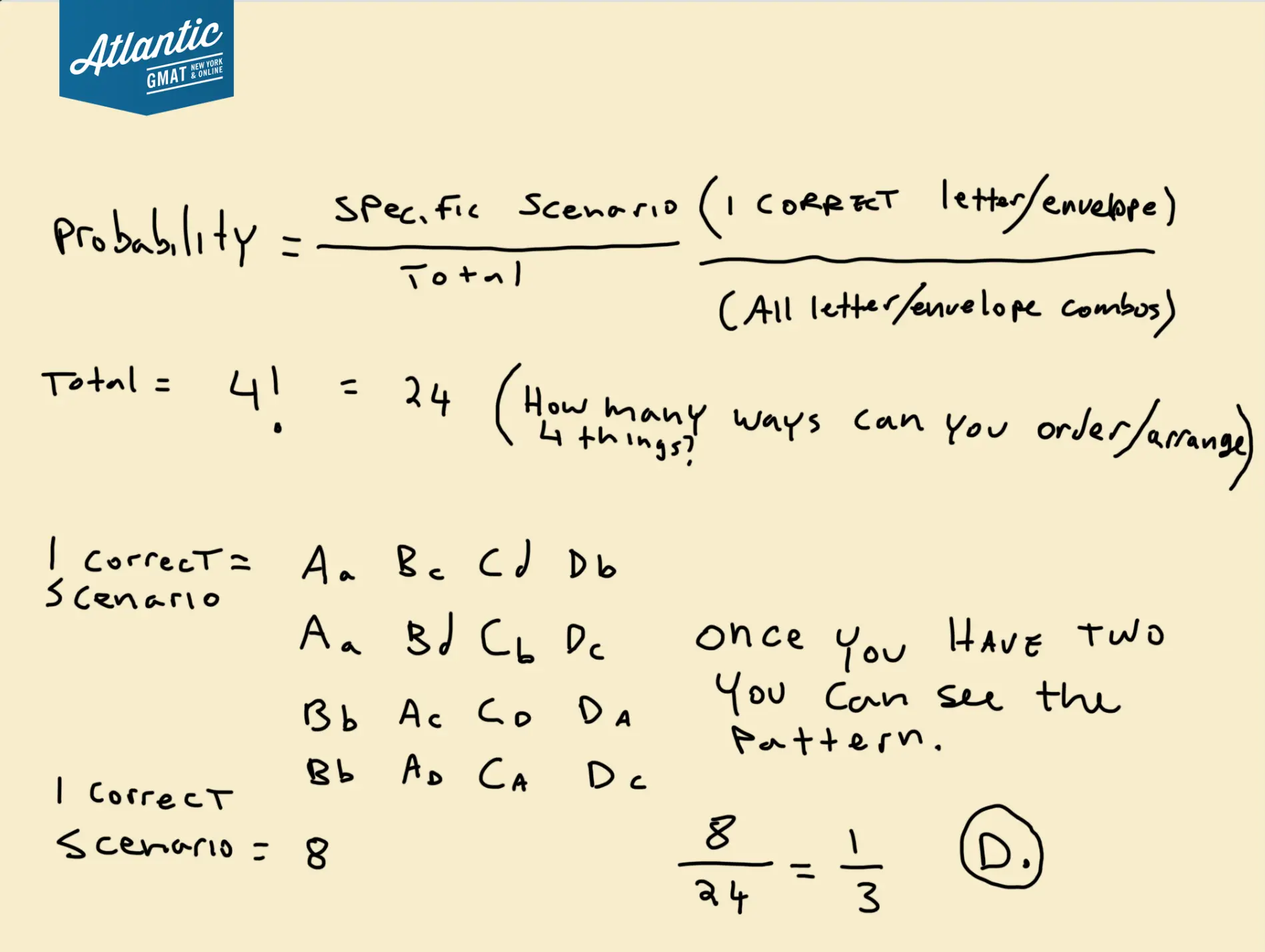 tanya prepared 4 different letters to be sent to 4 different addresses gmat explanation