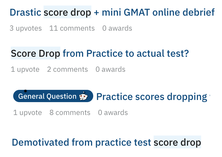gmat score drop posts reddit