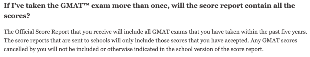 gmat score cancellation quote gmac
